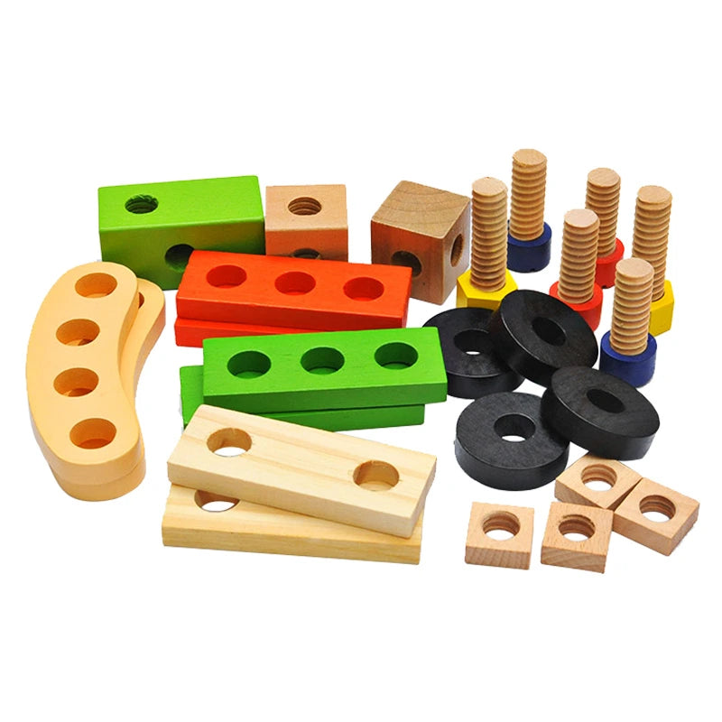 Wooden Craft Kit for Toddlers – Colorful Building Set for Creative Play 3