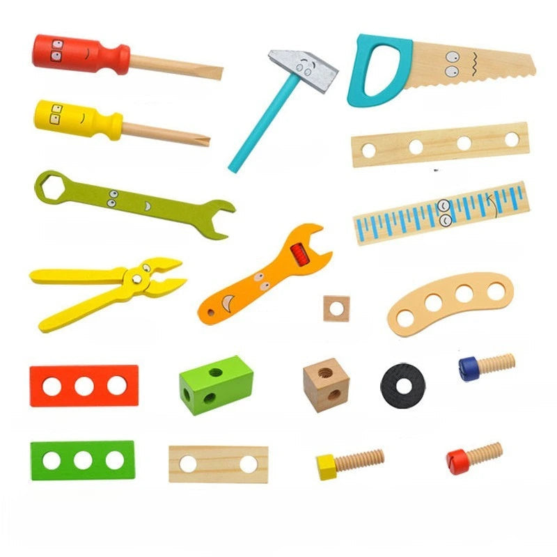 Wooden Craft Kit for Toddlers – Colorful Building Set for Creative Play 4