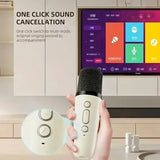 XIKCU Karaoke Machine | Portable Bluetooth System with Dual Wireless Microphones 4
