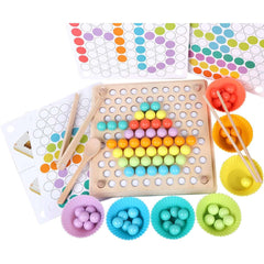 Montessori Color Match Peg Board