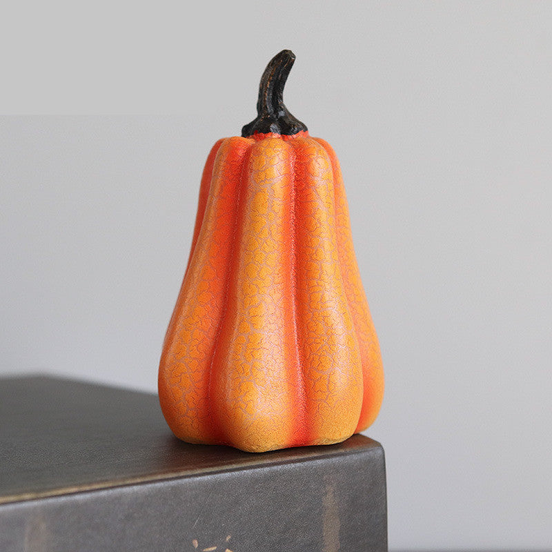 Tall LED pumpkin lantern