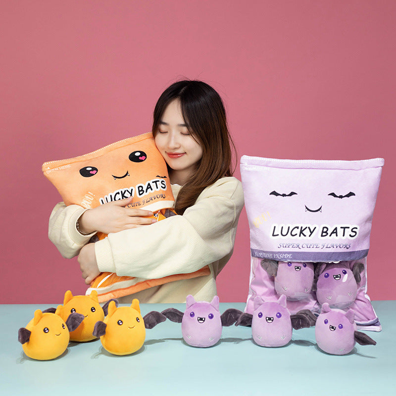 Soft bat cushion plush