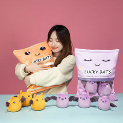 Soft bat cushion plush