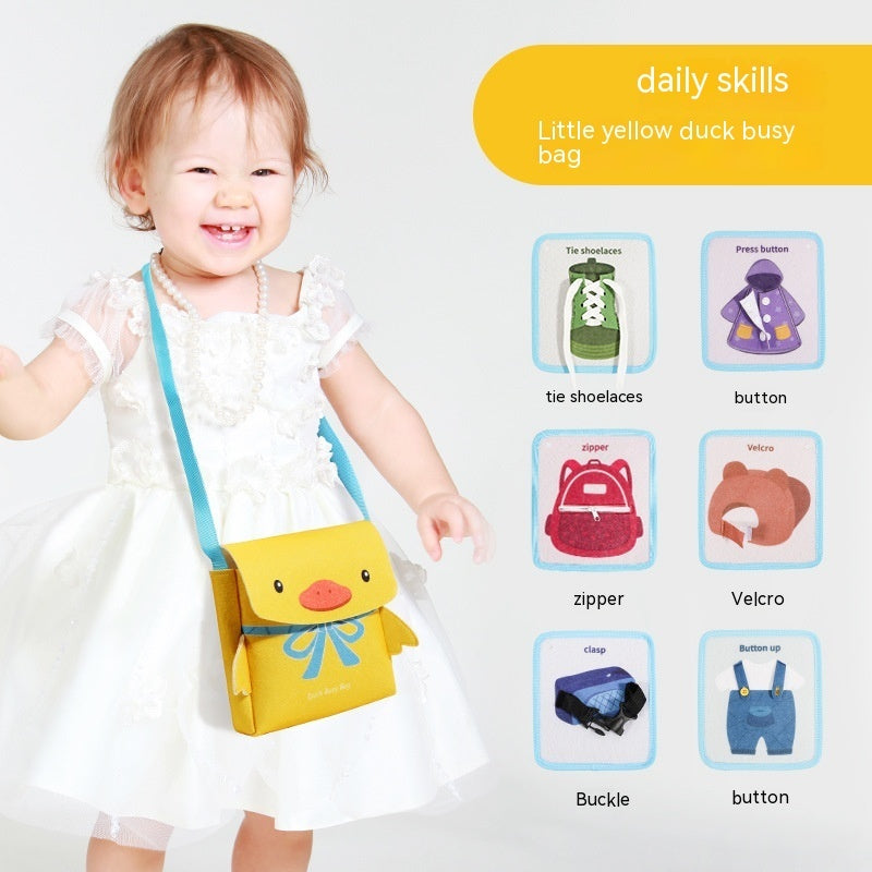 My First School Bag & Busy Book – Toddler Learning Activity Set