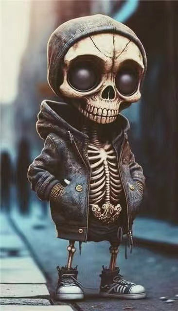 Skeleton figurine design B