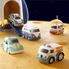 Space Adventure Car Track Toy – Kids Interactive Race Track Playset with Cars