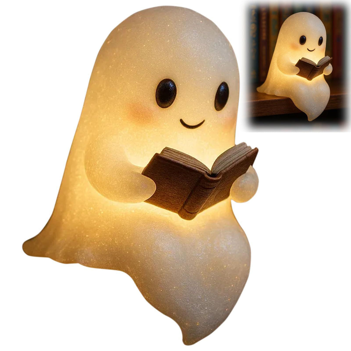 Ghost reading lamp warm glow
