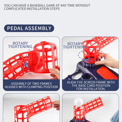 Baseball launcher set contents