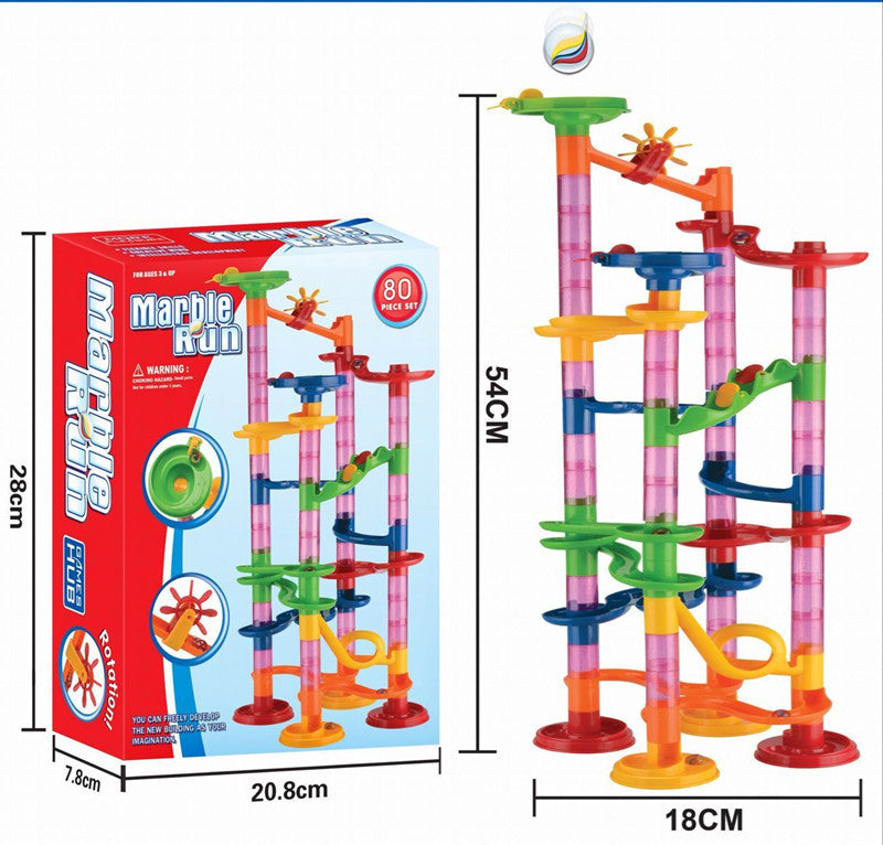 Marble run assembled