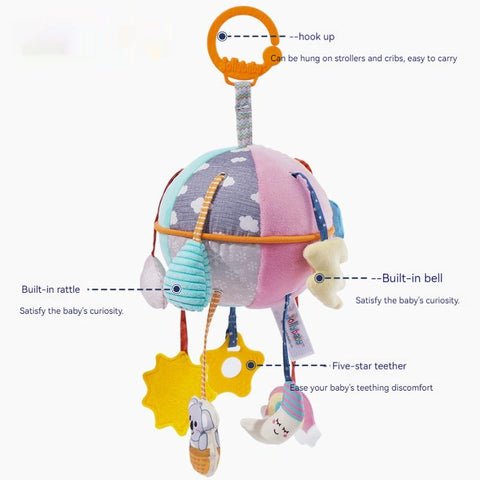 Montessori Whale Baby Hanging Activity Toy