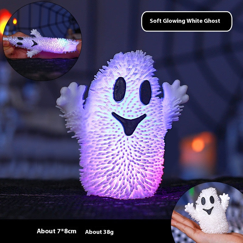 Glow Ghost Squeeze Ball | Light-Up Fidget Fun