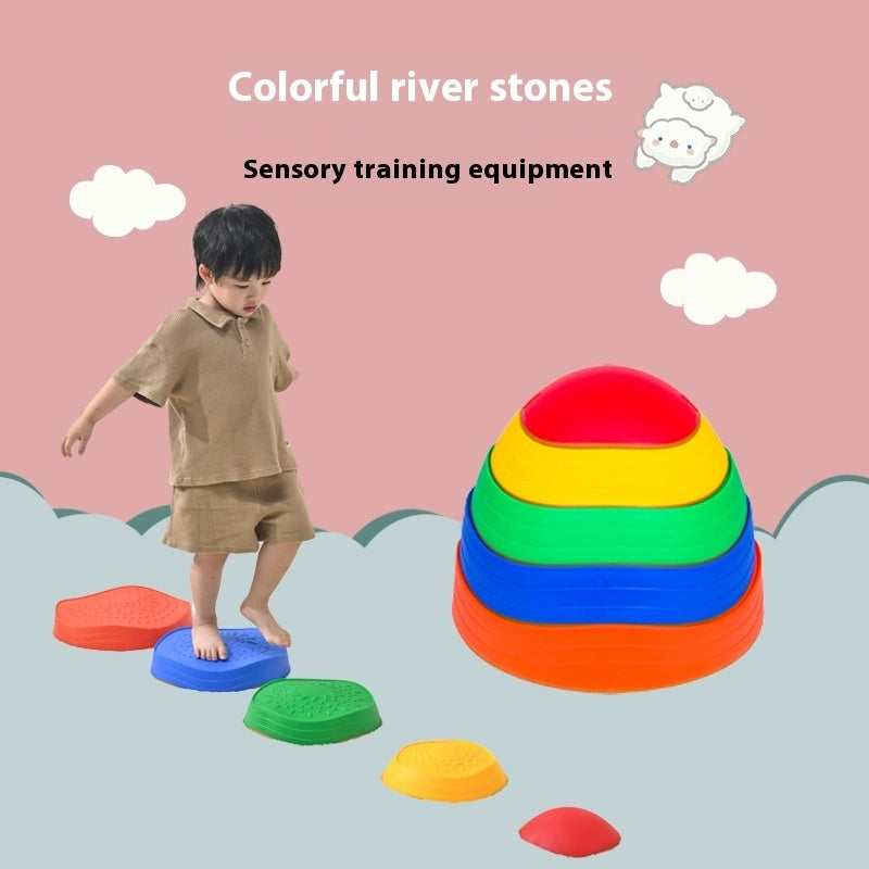 Kids Balance Stepping Stones – Sensory River Stones for Coordination & Play