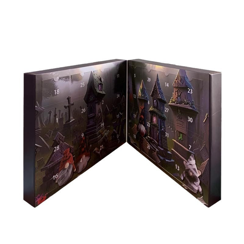 Halloween puzzle calendar compact size