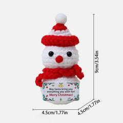 Christmas Crochet Buddy Snowman