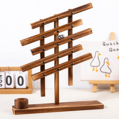 Montessori Wooden Balance Game – Rolling Ball Coordination Puzzle for Kids