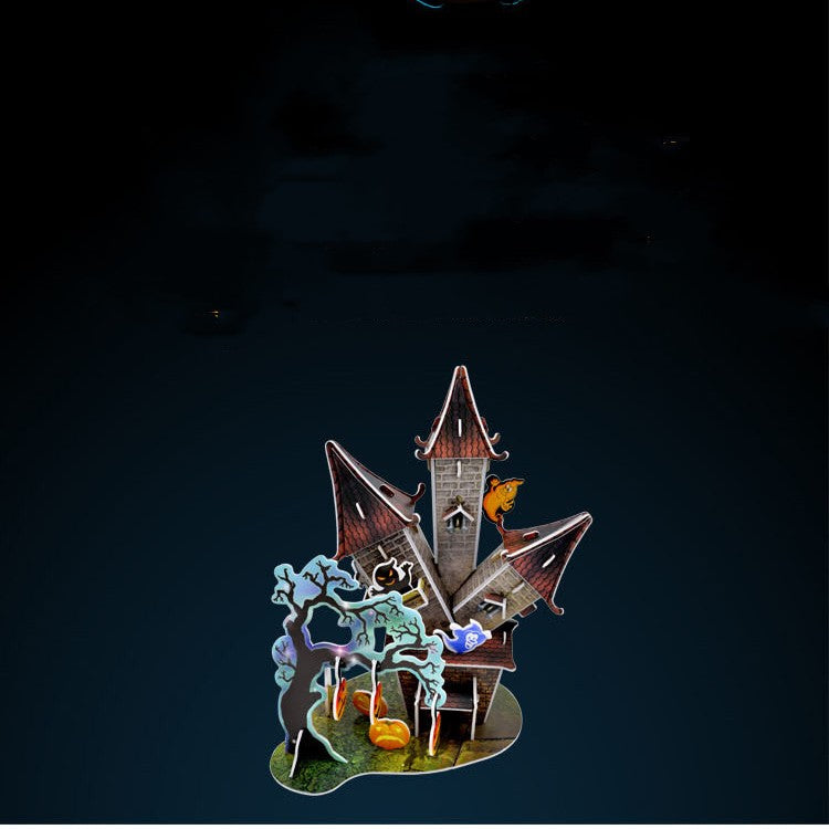 3D puzzle assembled model