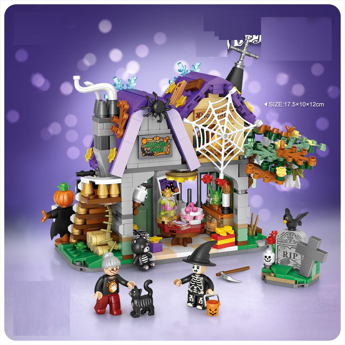Halloween carriage bricks detail