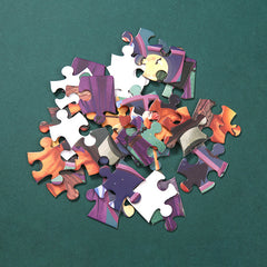 Halloween puzzle pieces