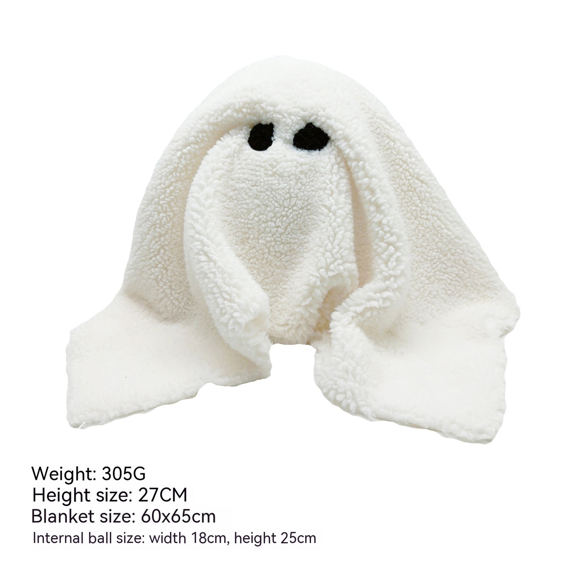 Classic ghost plush doll