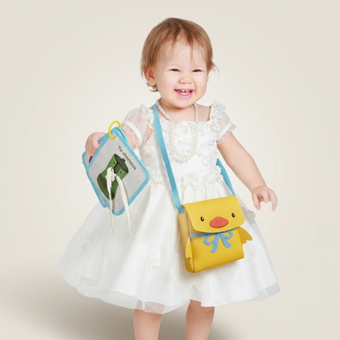 My First School Bag & Busy Book – Toddler Learning Activity Set