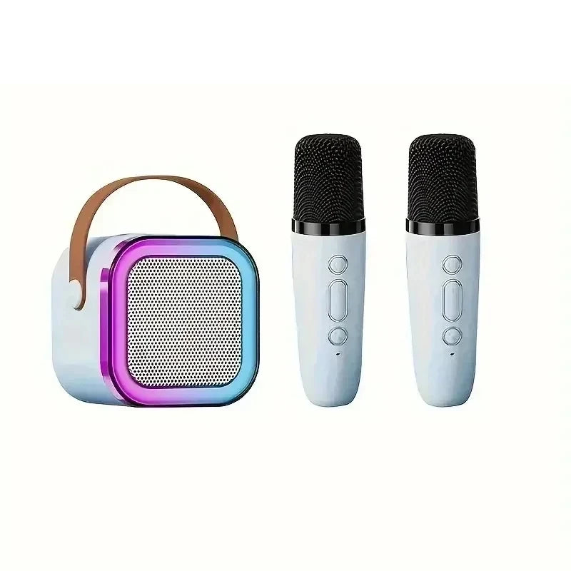 Kids Karaoke Machine | Portable Bluetooth System with Dual Wireless Microphones