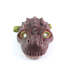 Green T-Rex dinosaur mask