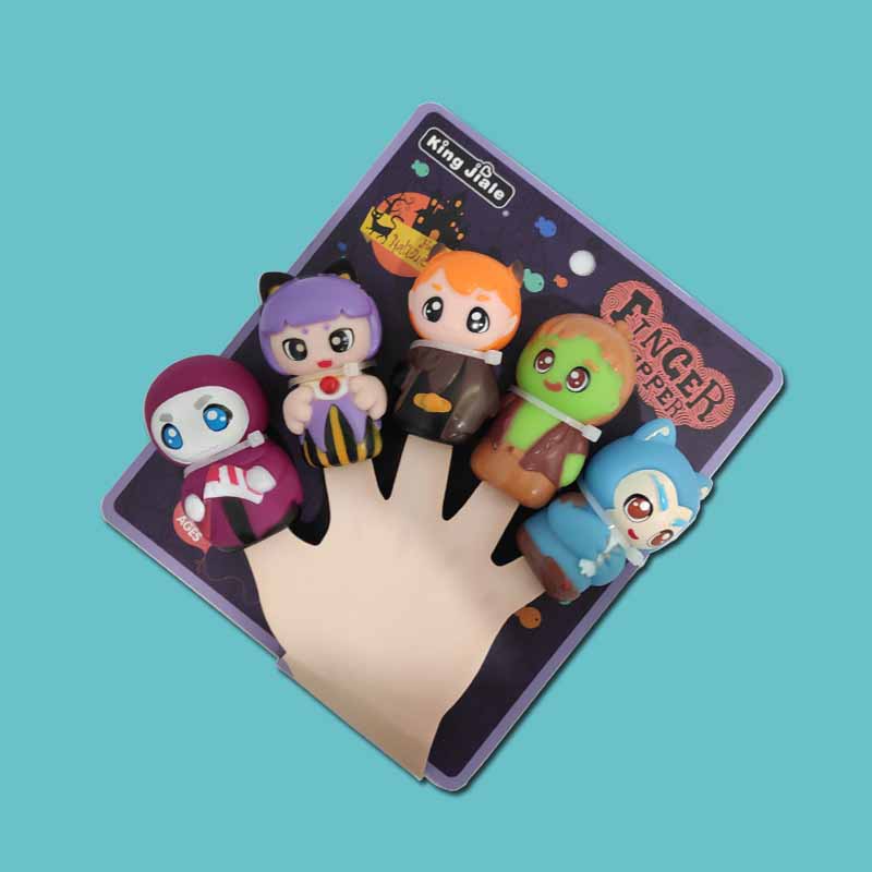 Halloween finger puppets Spooky Set B