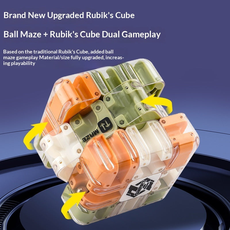 Infinity Maze Cube – Sensory Ball Puzzle Fidget Toy