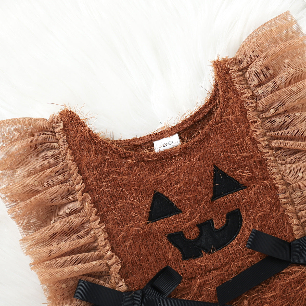 Baby pumpkin romper styling