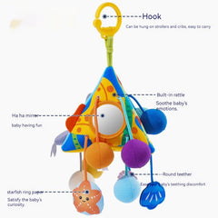 Montessori Whale Baby Hanging Activity Toy