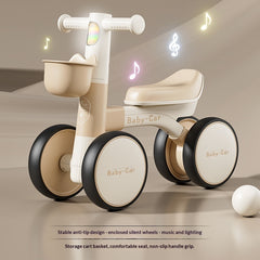 Baby Ride On Bike with Music & Lights | Toddler Balance Ride On Toy