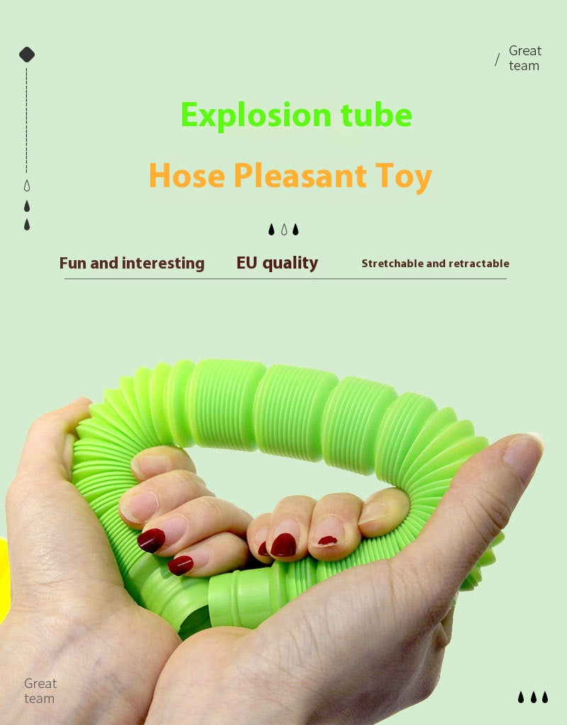 Pop Tube Sensory Toys – Stretchy Fidget Tubes for Kids & Stress Relief