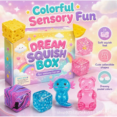 Dream Squishy Box – 6-Piece Sensory Fidget Toy Set for Kids
