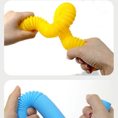 Pop Tube Sensory Toys – Stretchy Fidget Tubes for Kids & Stress Relief