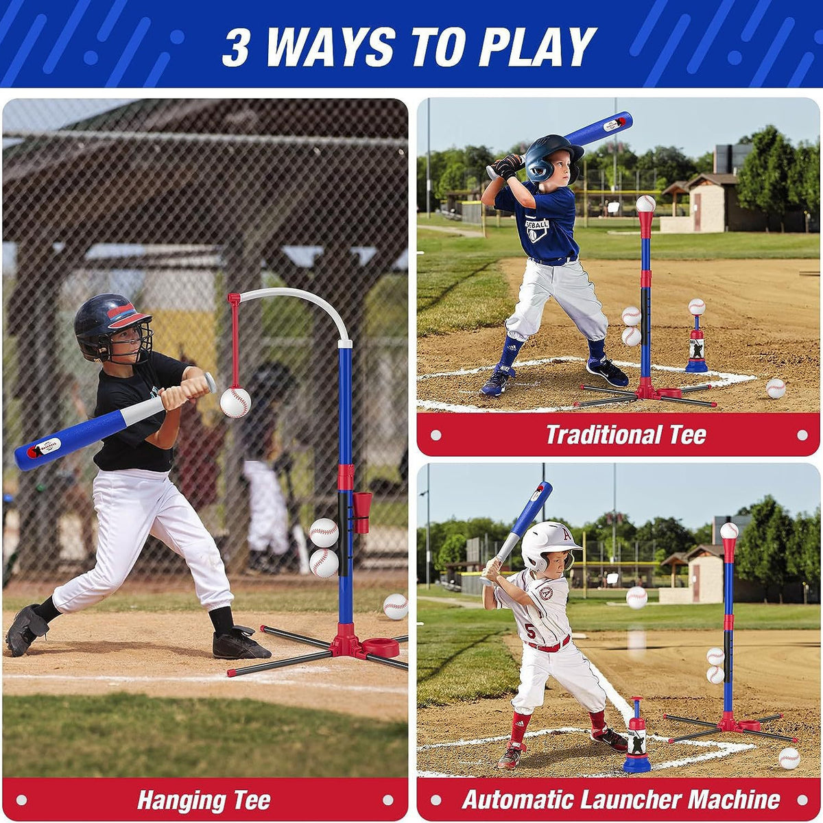 Baseball trainer in the standing setup