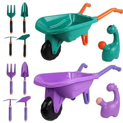 Kids Garden Wheelbarrow Set – Outdoor Gardening Toy Kit with Tools