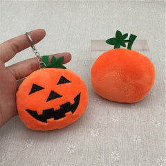 Mini pumpkin plush size in hand