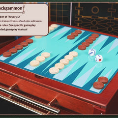 15-in-1 Board Game Set – Chess, Backgammon & Family Classics All-in-One