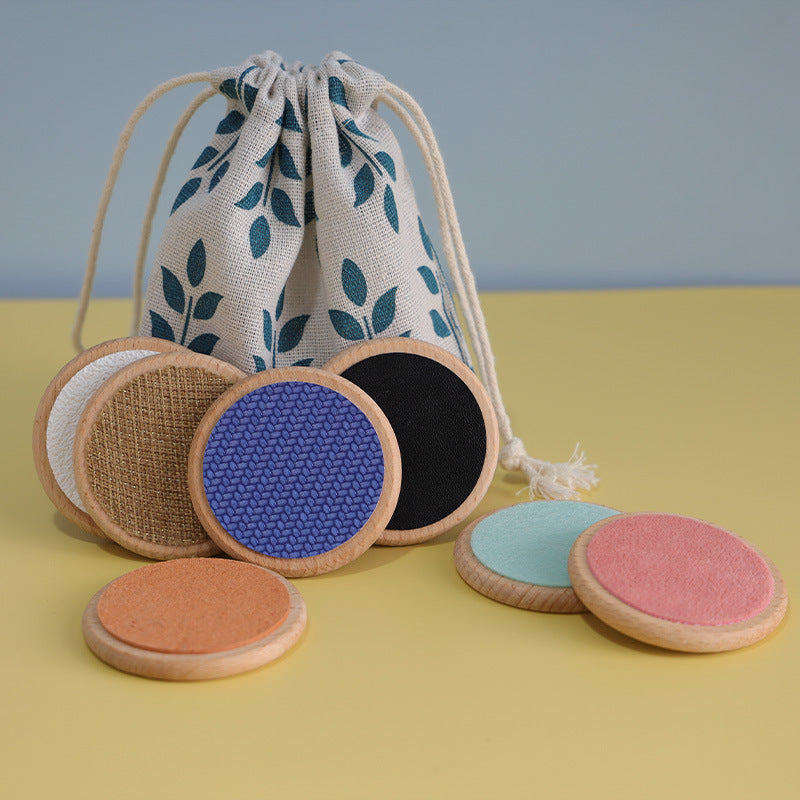 Montessori Sensory Texture Matching Discs – Tactile Learning Toy for Kids
