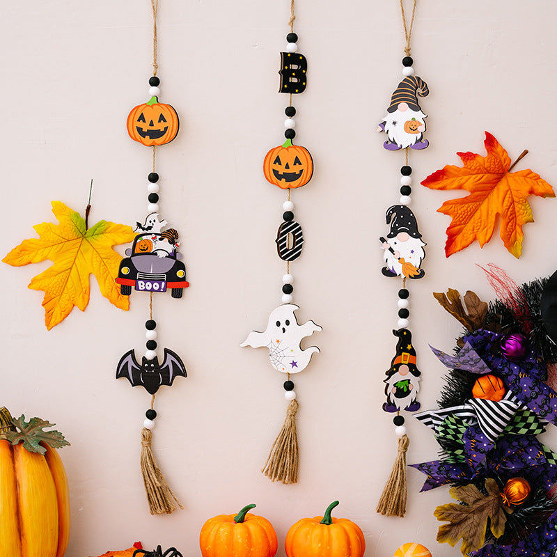 Set of three Halloween hanging pendants