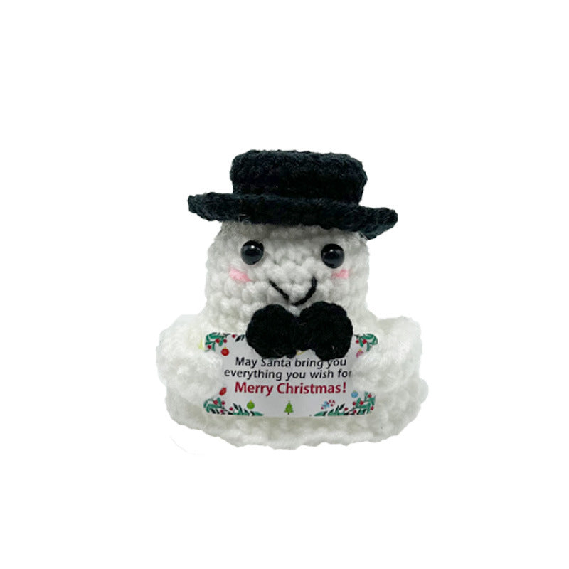 Christmas Crochet Buddy Top Hat Snowman