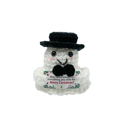 Christmas Crochet Buddy Top Hat Snowman