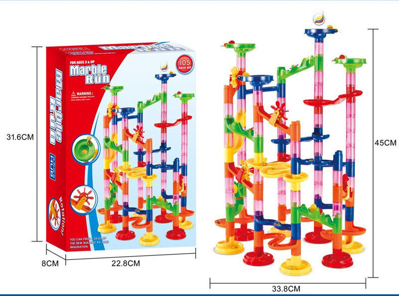 Marble run track detail