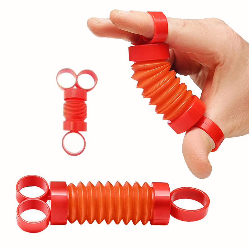 Finger Loop Fidget Popper – Stretchy Sensory Toy for Stress Relief & Focus