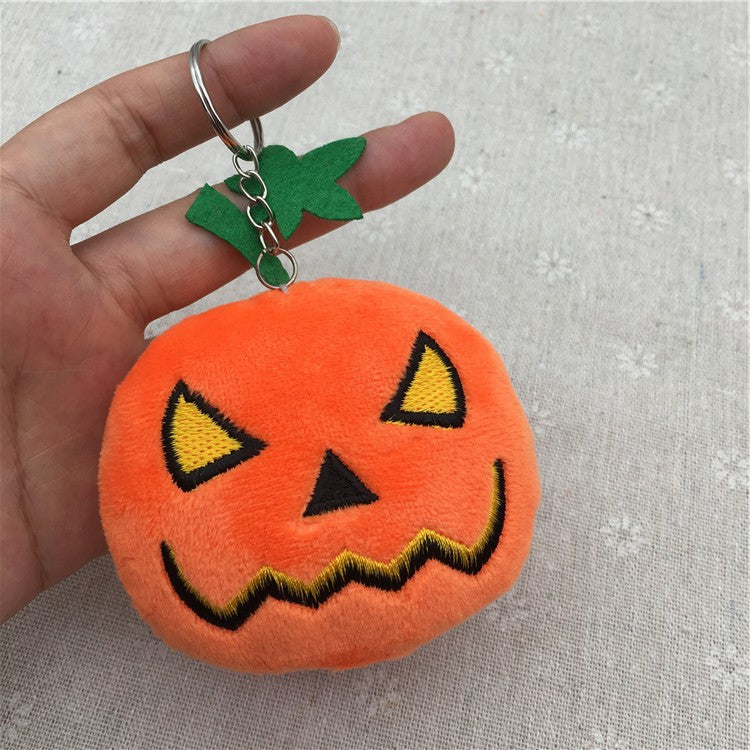 Mini pumpkin plush cheeky face