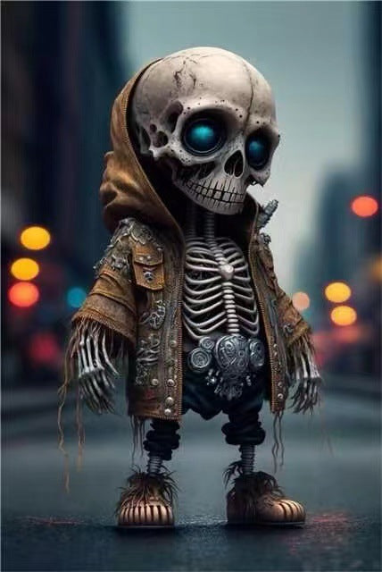 Skeleton figurine design D