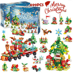 Christmas Building Block Advent Calendar Christmas Village