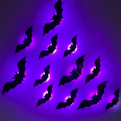 3D bat wall stickers on a wall