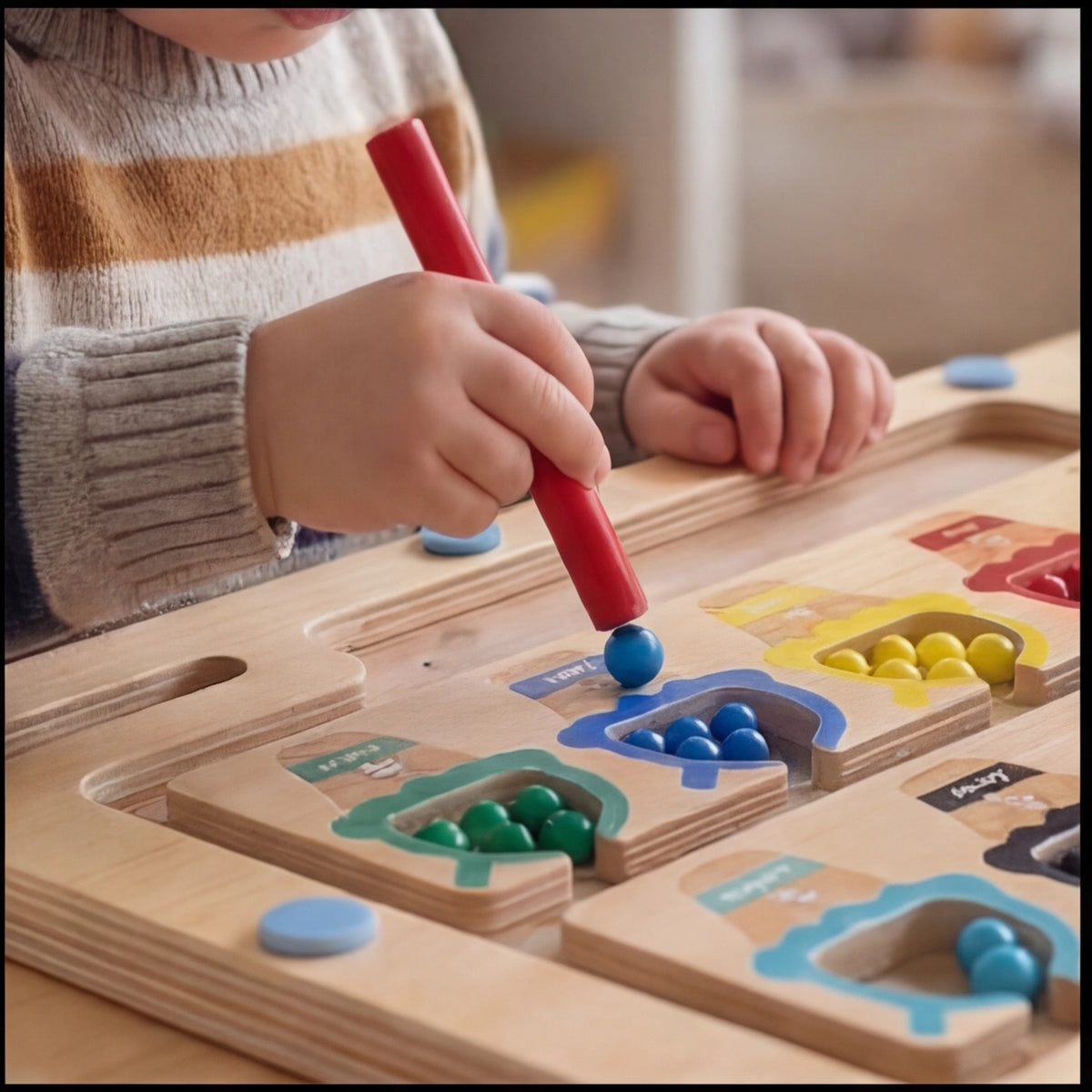 Montessori Ice Cream Counting Maze