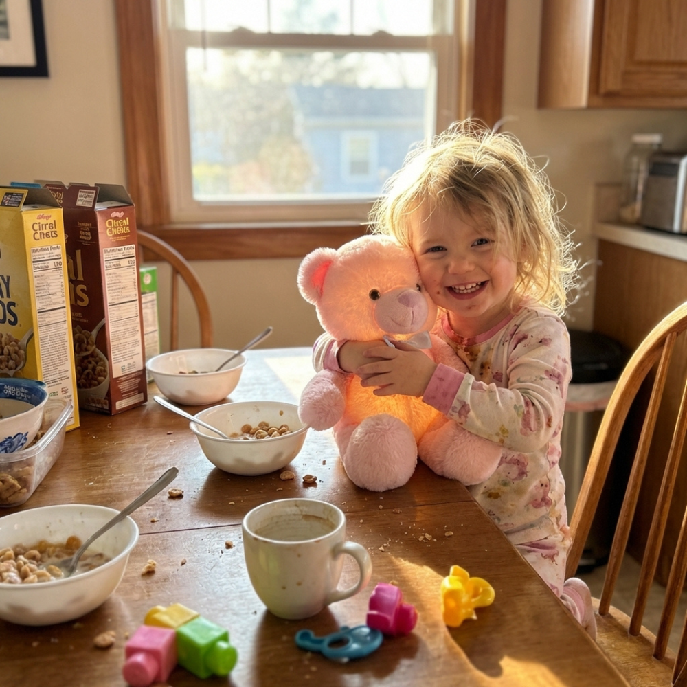 <p><strong>KIDS CAN'T GO TO BED WITHOUT THIR GLOW BEAR</strong></p>